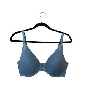 ThirdLove Push Up Underwire Classic Bra Teal Blue 34E Classic Mesh